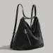 Star Child Zipper Tote Bag(Standart,Black)