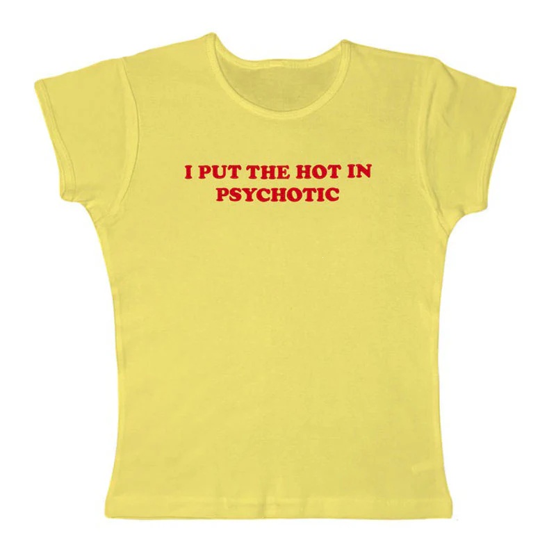 Psychotic Cropped Tee