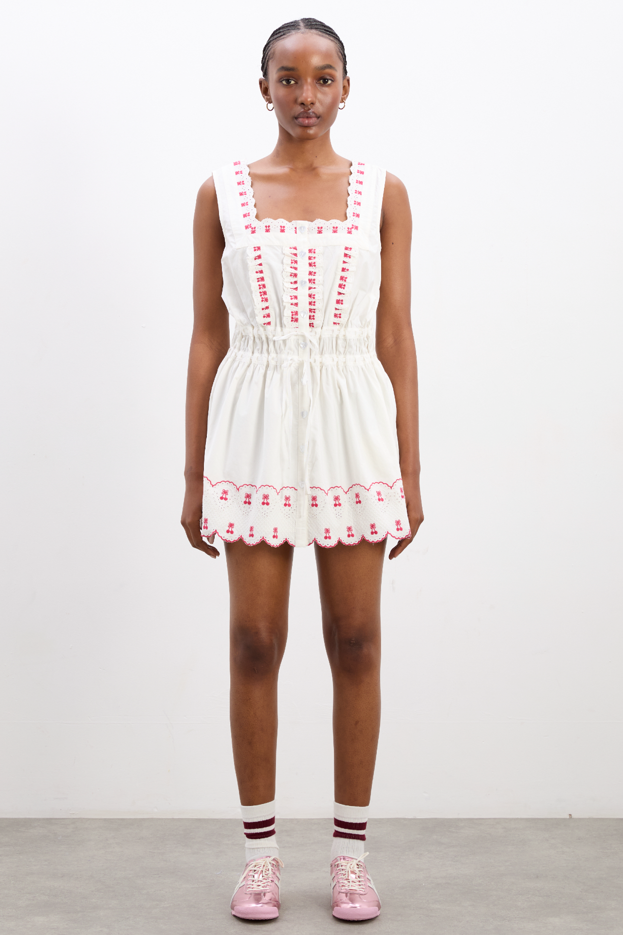 pre-order amaya mini dress - cherries