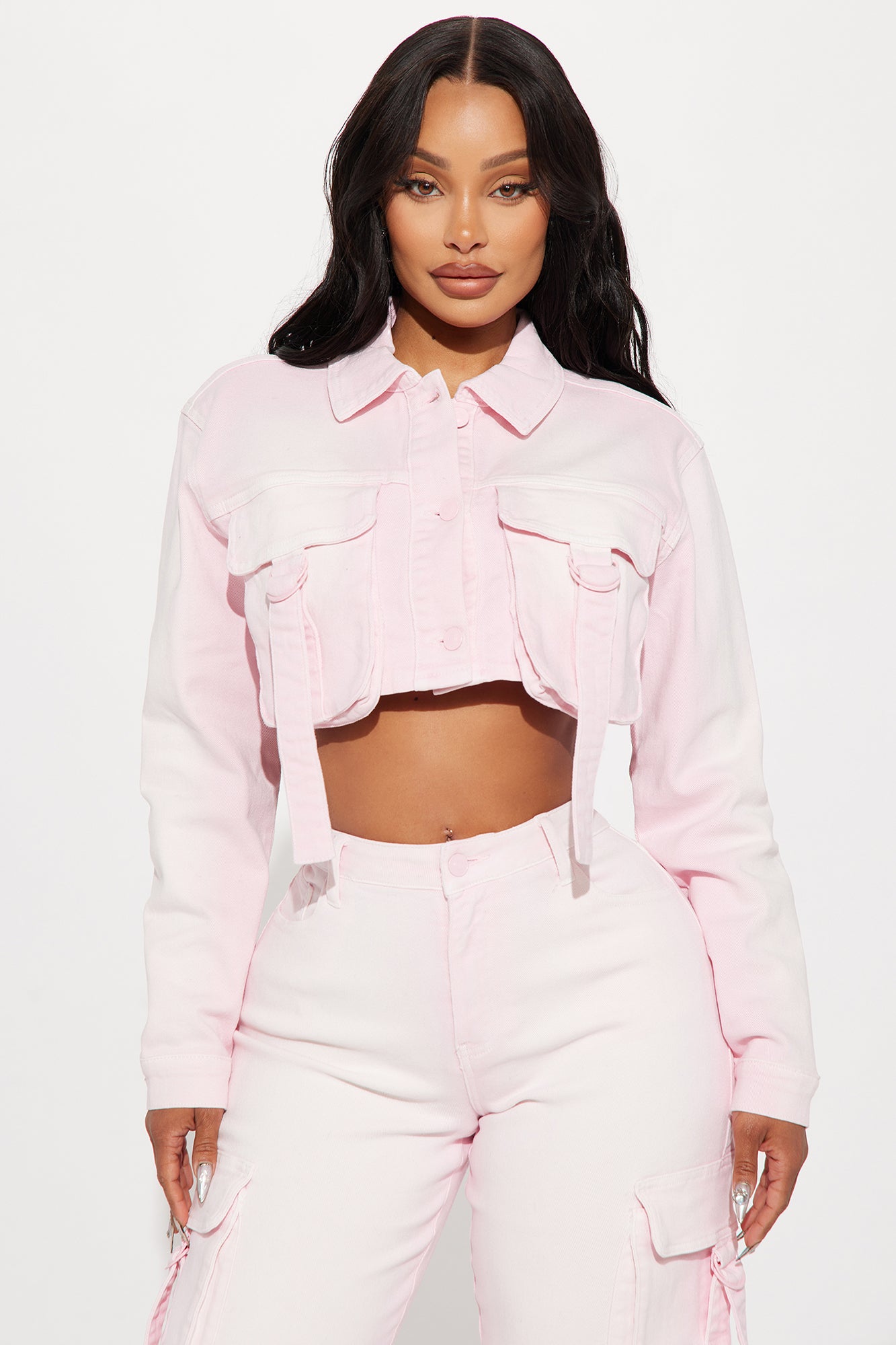 Love Hurts Cargo Denim Jacket